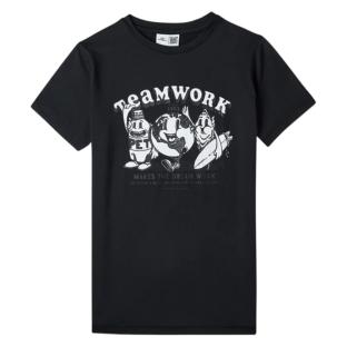 T-Shirt Noir Garçon O'Neill Hybrid vue 0