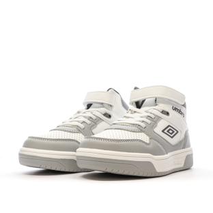 Baskets Grises/Blanches Garçon Rouge Umbro Olly Vlc vue 7