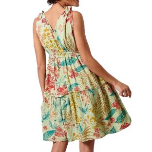 Robe Verte à Motifs Femme Kaporal CRISSE vue 2