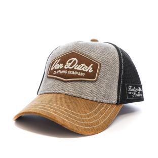 Casquette Marron/Noir Homme Von Dutch LEA01 pas cher