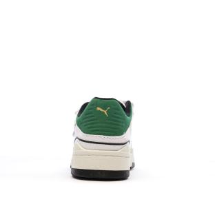 Baskets Blanches/Vertes Garçon Puma Slipstream vue 3