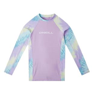 Lycra Violet/Bleu Fille O'Neill Printed Skin pas cher