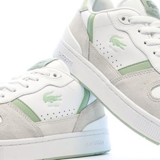 Baskets Blanc/Vert Homme Lacoste T-clip Set 125 vue 0