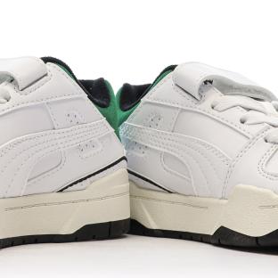 Baskets Blanches/Vertes Garçon Puma Slipstream vue 7