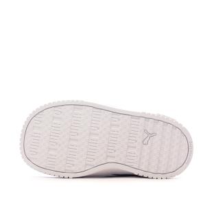 Baskets Blanches/Violette Fille Puma Carina 2.0 Bouncy vue 5
