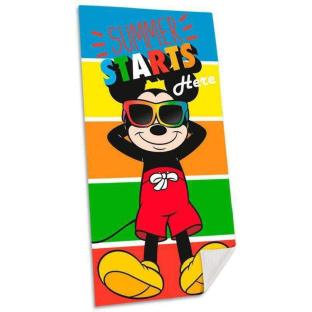 Serviette Jaune Mixte Sport Zone Mickey 70x140cm vue 0