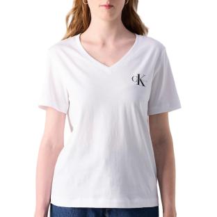 T-Shirt Orange/Blanc Femme Calvin Klein Jeans LV047C906G vue 0
