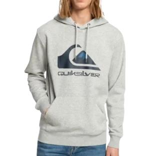 Sweat Gris Homme Quiksilver Biglogohood vue 0
