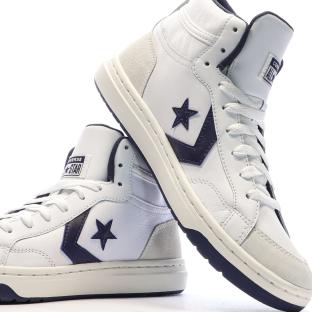 Baskets Blanc/Marine Homme Converse Pro Blaze V2 vue 7