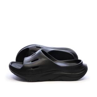Claquettes Noires Homme Hoka Recovery vue 0