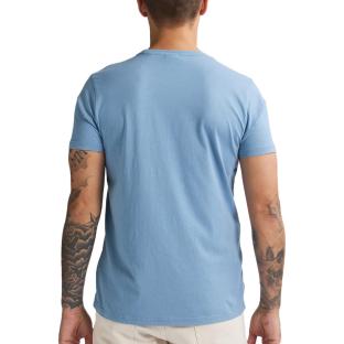 T-shirt Bleu Homme Petrol Industries TSR002-5187 vue 2