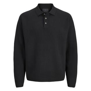 Pull Noir Homme Jack & Jones Bradfort vue 0