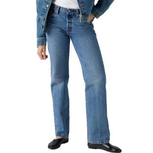 Jean 501 90s Bleu Indigo Femme Levi's pas cher