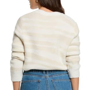 Pull Beige/Blanc Femme Morgan MTIGRA vue 2