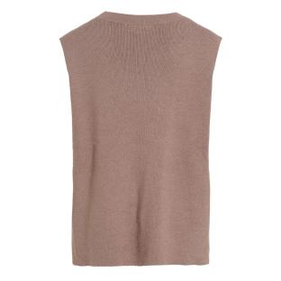 Pull Sans Manches Beige Femme Vila Vichelle vue 0