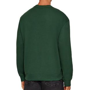 Sweat Vert Homme Calvin Klein Jeans 350 Terry Badge vue 2