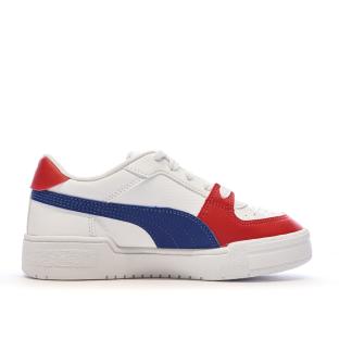 Baskets Blanches/Rouges/Bleu Garçon Puma Ca Pro vue 2