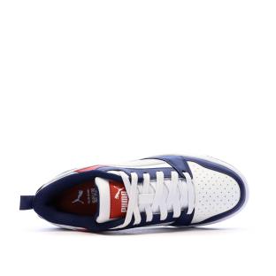 Rebound Low Boys’ Navy/White Trainers Photo of the Espace des Marques %store% store - view of %key%
