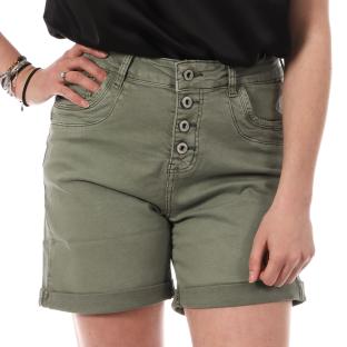 Short Kaki Femme Monday Premium Long Please vue 0