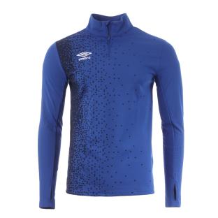 Sweat 1/2 Zip Bleu Homme Umbro 570330 pas cher