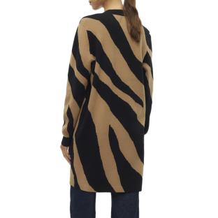 Gilet Long Noir/Camel Femme Vero Moda Nancy vue 0