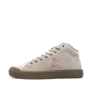 Baskets Beige Homme Le Coq Sportif Tennis Mid Vetra pas cher