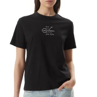 T-Shirt Noir Femme Calvin Klein Jeans Classic 12 vue 0