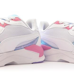 Baskets Rose/Blanc Femme Puma Bouncy vue 7