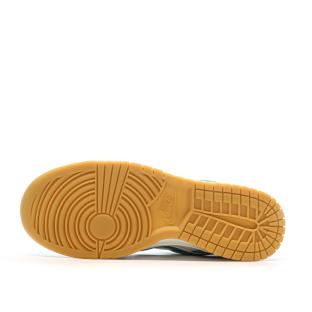 Baskets Blanches/Vertes Homme Nike Dunk Low vue 0