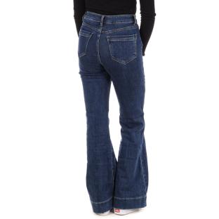 Jean Loose Bleu Femme Monday Premium 1831 vue 2