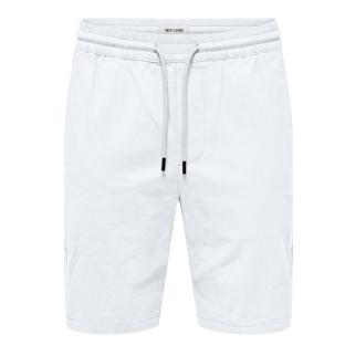 Short Blanc Homme Only & Sons Capri pas cher