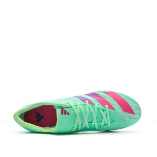 Chaussures d'Athlétisme Vertes Homme Adidas Distancestar vue 4