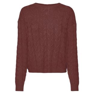 Pull Bordeaux Femme Vero Moda Tilda pas cher