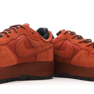 Baskets Oranges Femme Nike Air Force 1 Wild vue 7