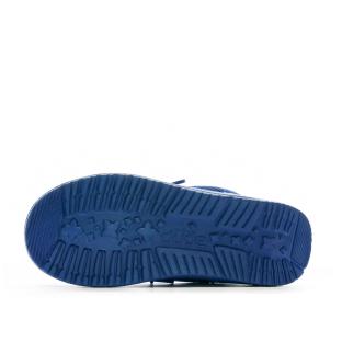 Chaussures Bleu Garçon Hey Dude Wally Youth Funk Mono vue 5