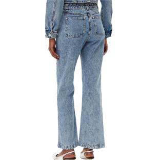 Jean Bleu Femme Morgan Bouton Bijoux vue 2