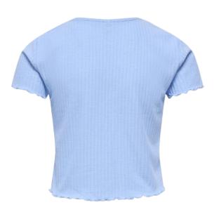 T-shirt Bleu Clair Fille Only Nella vue 2