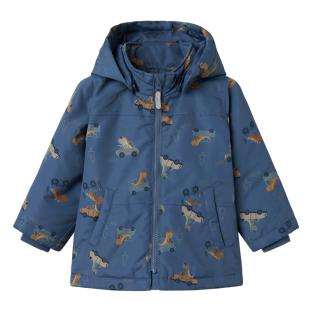 Manteau Bleu Foncé Garçon Name it Tracteur pas cher