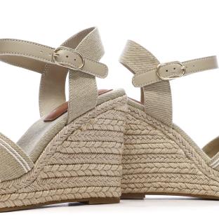 Sandales Compensées Beiges Femme Tommy Hilfiger FW0FW08668 vue 7