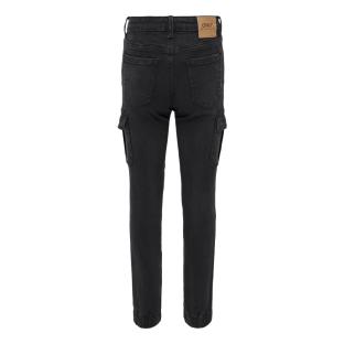 Pantalon Noir Cargo Fille Only Missouri vue 2