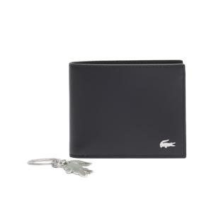 Portefeuille Noir Homme Lacoste farine vue 0
