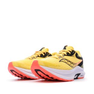 Chaussures de running Jaune Femme Saucony Axon 2 vue 6