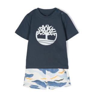 Ensemble Blanc/Bleu Garçon Timberland T60185 vue 0