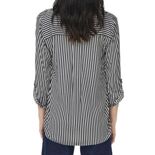Chemise à Rayures Blanc/Marine Femme JDY Laurel vue 2