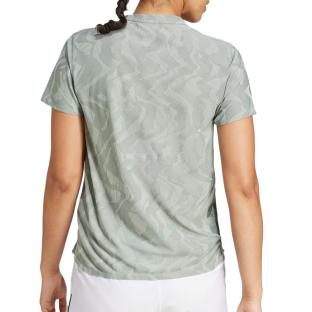 T-Shirt de Sport Vert Femme Adidas CLIMACOOL+ vue 0