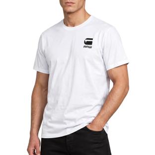 T-Shirt Blanc Homme G-Star RAW Chests vue 0