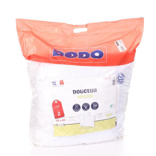 X2 Oreillers Blanc Dodo 2 Oreillers Moelleux 60x60 vue 0