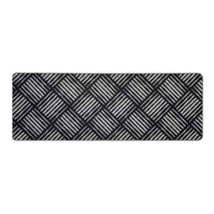 Tapis Gris/Noir Luance 50x120cm Africa pas cher