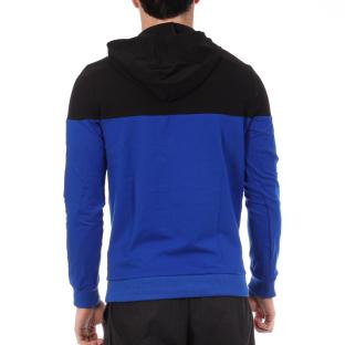 Sweat Bleu/Noir Homme Le Coq Sportif Hoody vue 0