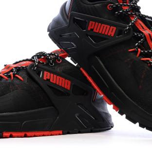 Baskets Noires/Rouges Homme Puma Pacer vue 0